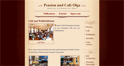 Desktop Screenshot of pension-cafe-olga.de